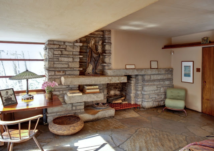 La arquitectura y diseño orgánicos han convertido esta casa en museo casa famosa convertida museo