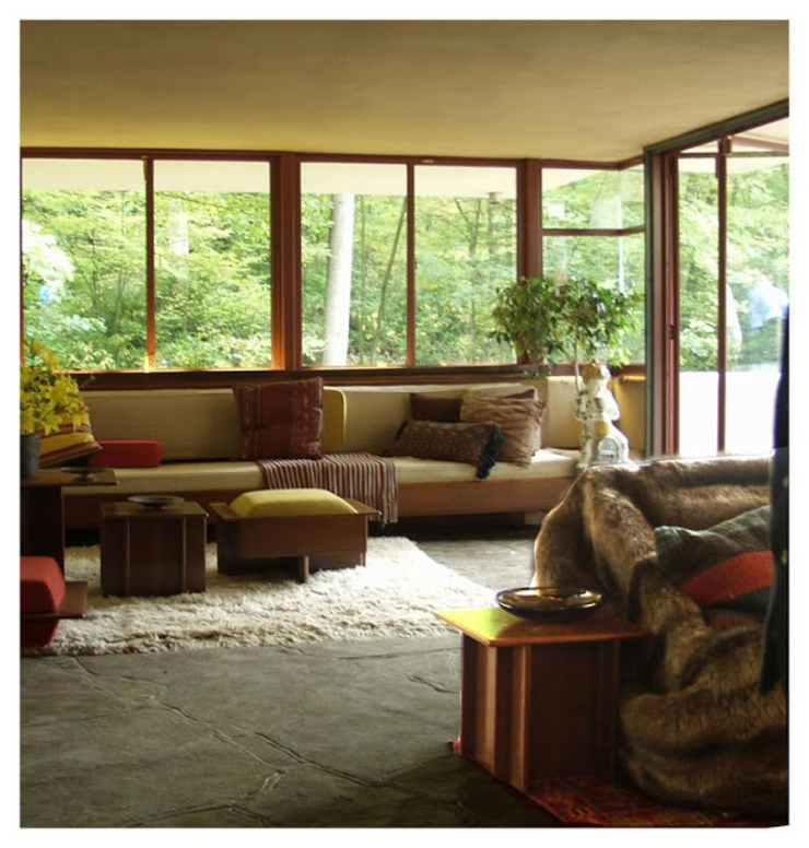 Esta obra del famoso arquitecto Frank Lloyd Wright tiene un ambiente acogedor tranquilidad casa arquitecto famoso