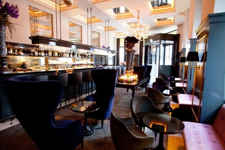 Es el único hotel en Copenhague que dispone de Champagne Bar bar-champan-aperitivos-calidad