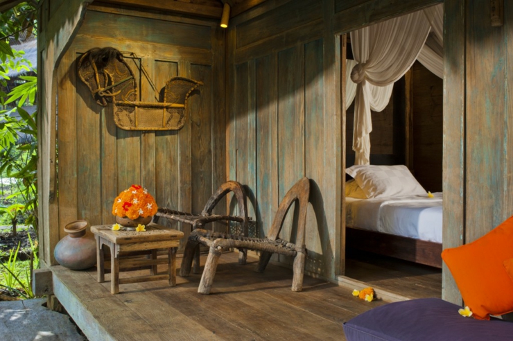 El diseño de las casas en este hotel boutique demuestra la cultura balinesa casa deco cultura tradicional