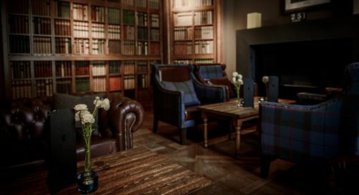 biblioteca hotel boutique edimburgo