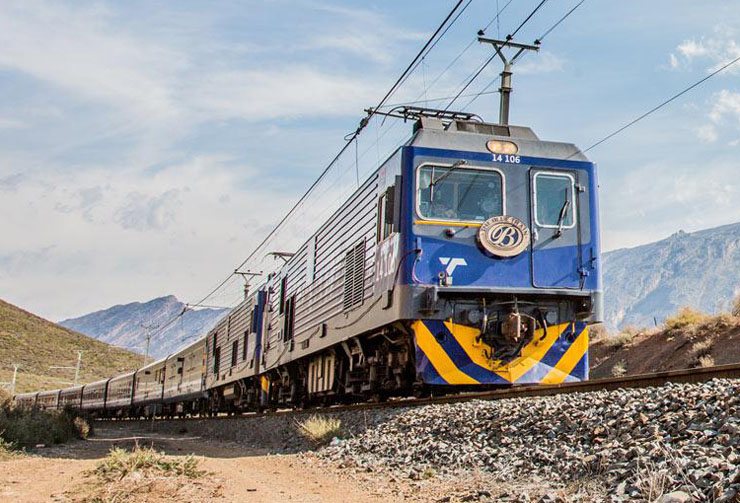 Uno de los trenes turísticos en Sudáfrica mas famoso del mundo lujo confort disfrutar vistas impresionantes