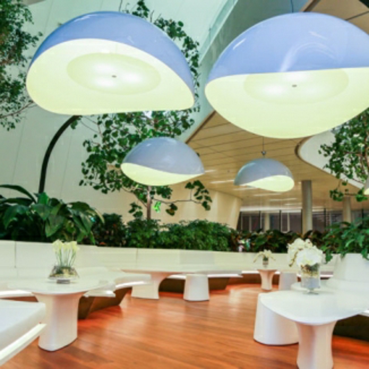 Cafetería que impresiona con su diseño elegante cafeteria amplia diseno chic