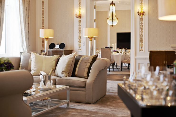 La suite más amplia con sus 250 m2 lujosa suite hotel copenhague