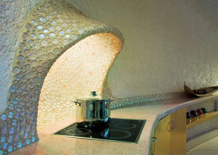 Así es la cocina de esta casa futurista mexicana cocina casa organica mexico