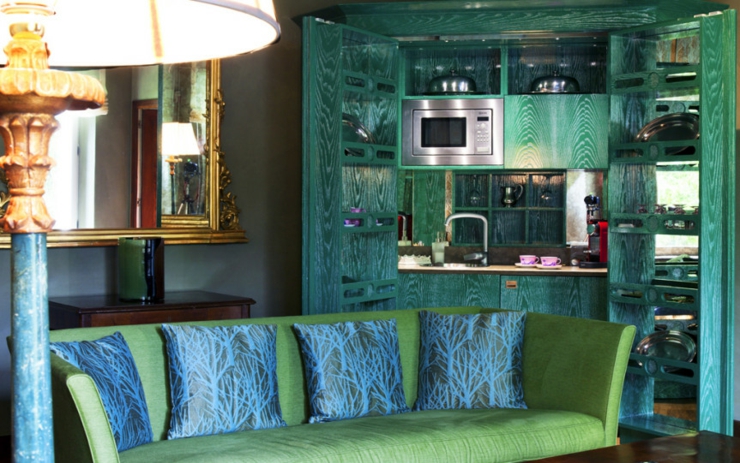 Suite con pequeña pero bien equipada cocina socina hotel venecia