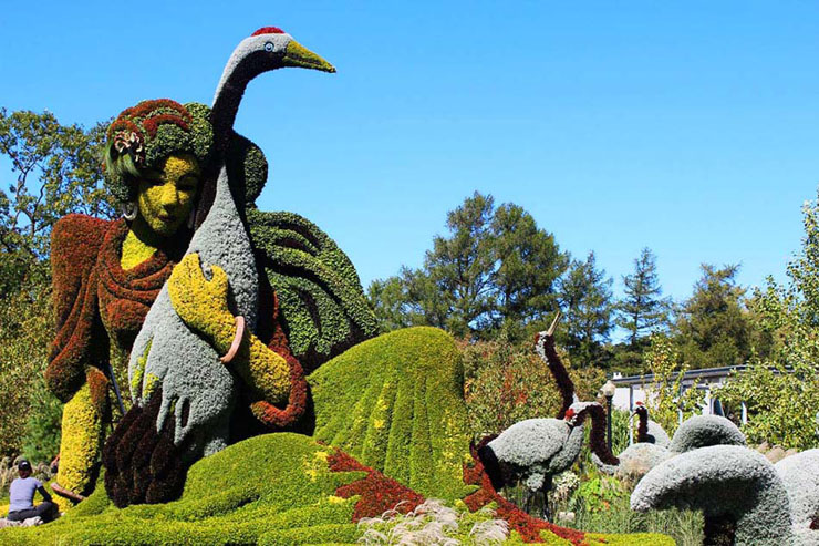 esculturas magnificas jardin canadiense 