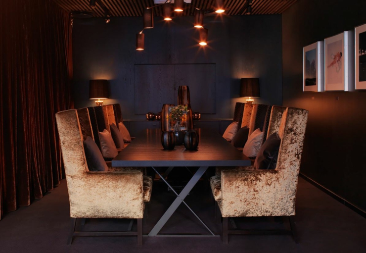 El interior está diseñado en estilo moderno atmosfera atristica hotel diseno oslo