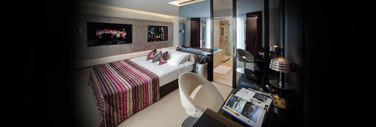 Habitación en lujoso hotel en Kiev, Ucrania con diseño original elegante hotel diseno centrico kiev