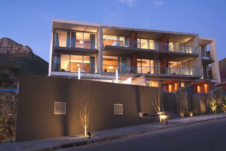 vista exterior hotel boutique sudafricano