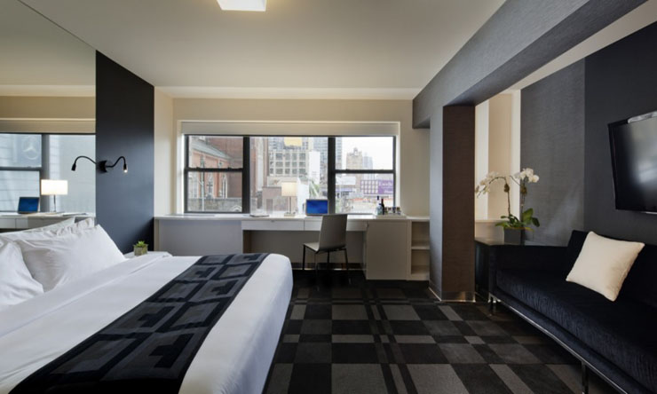 dormitorio confortable hotel gay