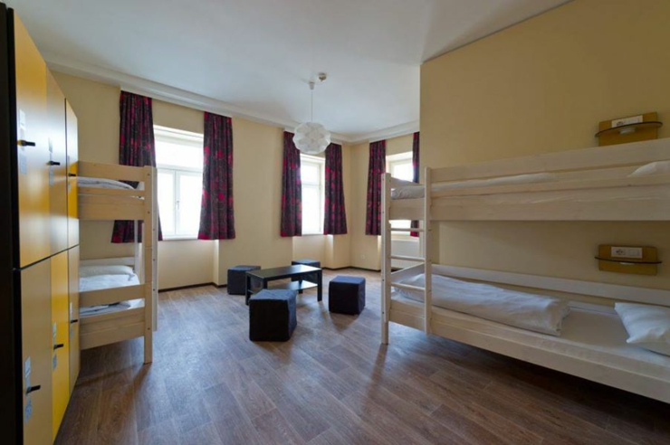 Habitación compartida – amplia y confortable en un hostal en Viena dormitorio compartido hostal viena