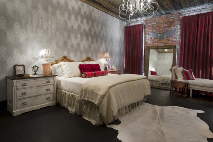 Dormitorio chic en el precioso The Ladysmith Bed and Breakfast
