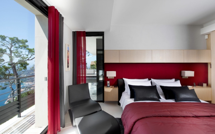 Dormitorio elegante con terraza y vistas maravillosas habitacion amplia confortable vistas