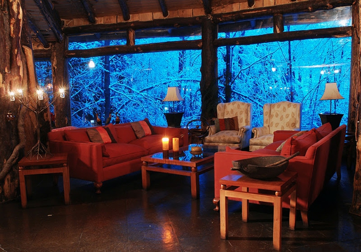 Por el invierno este ecohotel en Chile se viste de blanco ecohotel chile imagen invernal