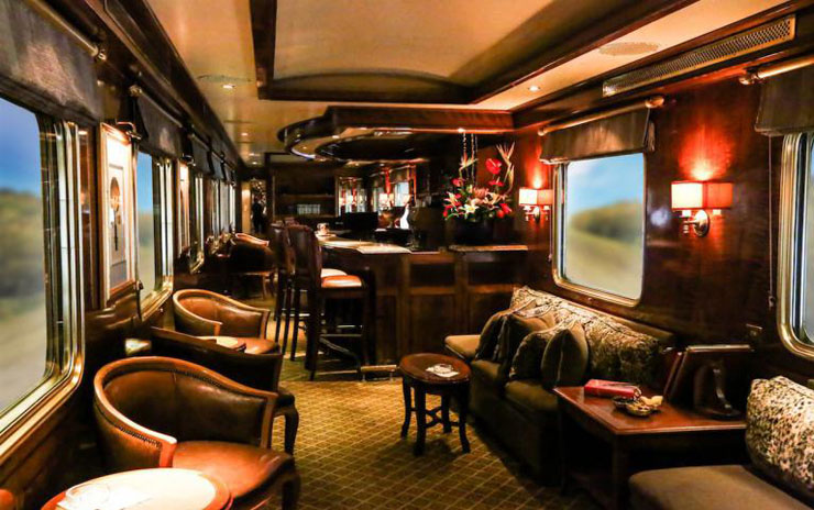 Personas mundialmente conocidas han disfrutado de esta forma de viajar chic glamour tren azul sudafrica