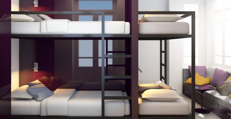 habitacion compartida diseno contemporaneo