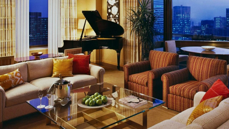Los suites de este hotel de lujo en Midtown son diseñados en tonos pasteles confort lujo hotel cadena turistica