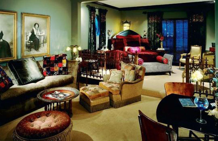 Alojamiento de lujo y confort en un hotel en Dallas, EE.UU. suite amplia confortable lujosa