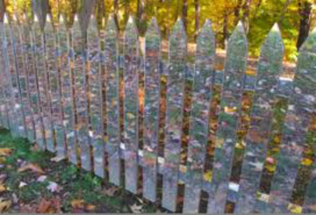 Cercado en parque realizado en una forma tradicional cercado practico idea novedosa