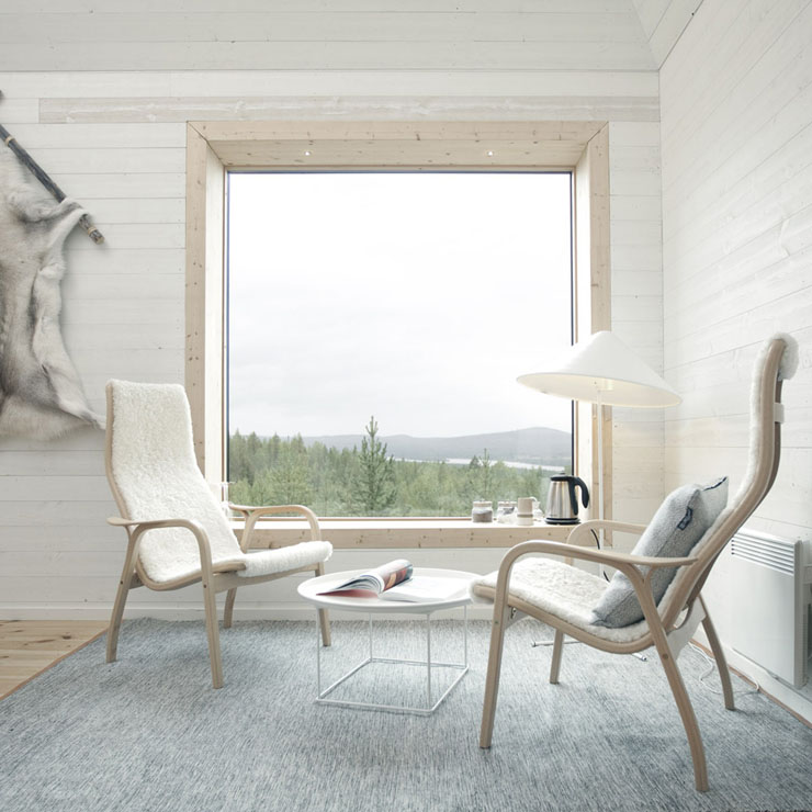 Lugar perfecto para una escapada romántica hotel rodeado naturaleza nordica
