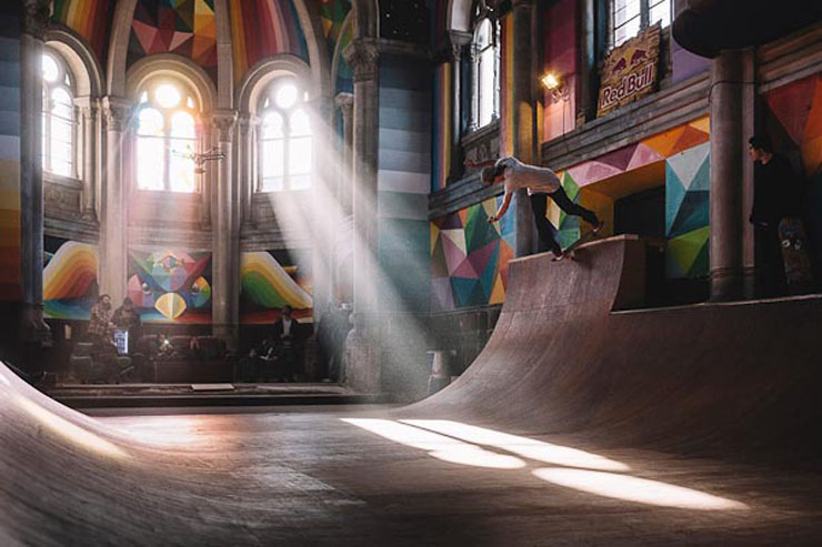 ambiente unico afisionados skate