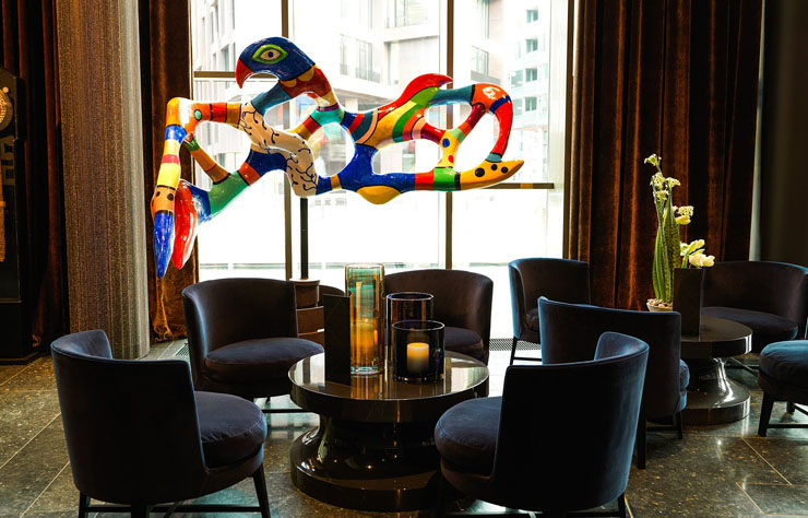 Colección de arte contemporáneo en el hotel de diseño en Oslo deco autentica arte contemporaneo