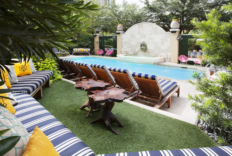 La piscina es un excelente lugar de relax piscina hotel eeuu aire libre