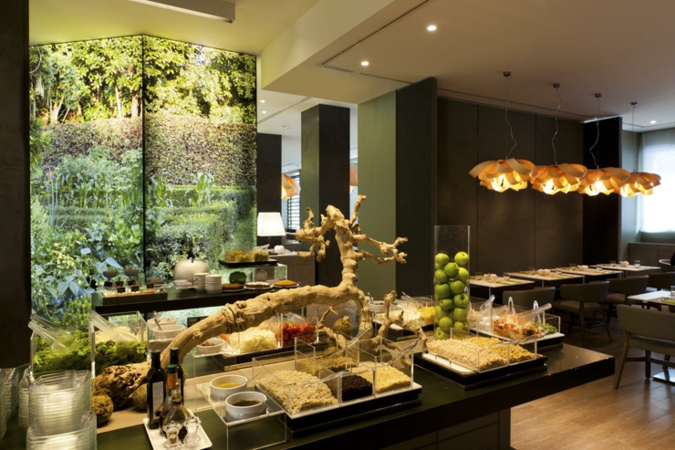 Es auténtico placer saborear la riquísima cocina italiana en el restaurante del hotel