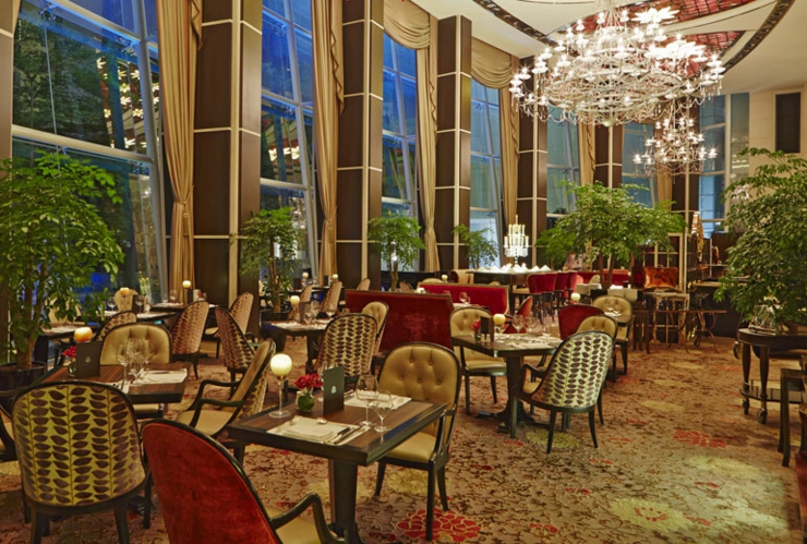 Brasserie Les Saveurs impresiona con su diseño y su cocina elegante restaurante frances hotel singapur