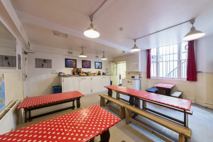 hostel londres cocina equipada