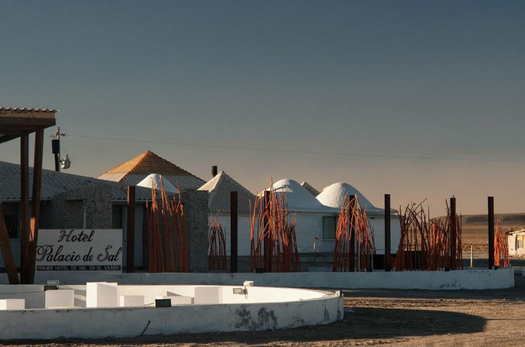 El Palacio de Sal esta levantado en el Salar de Uyuni en suroeste de Bolivia mayor desierto de sal