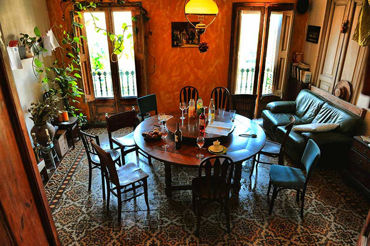 Elegante sala de estar con muebles de la época salon diseno chic bb barcelona