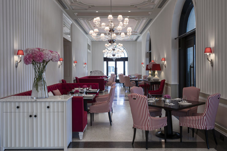 comedor elegante hotel lujo