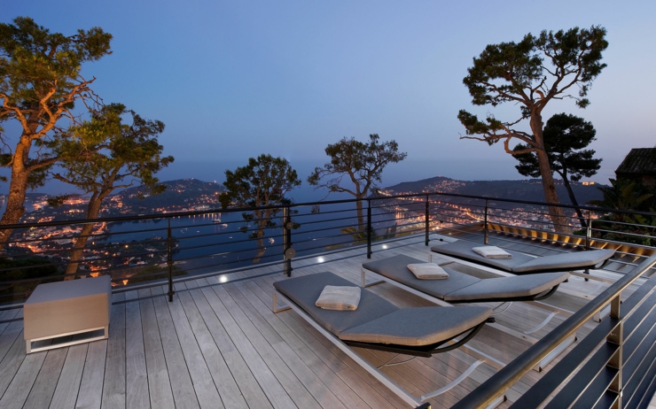 Las vistas desde el solárium, situado en la azotea, son magnificas relax vistas azotea villa alquiler