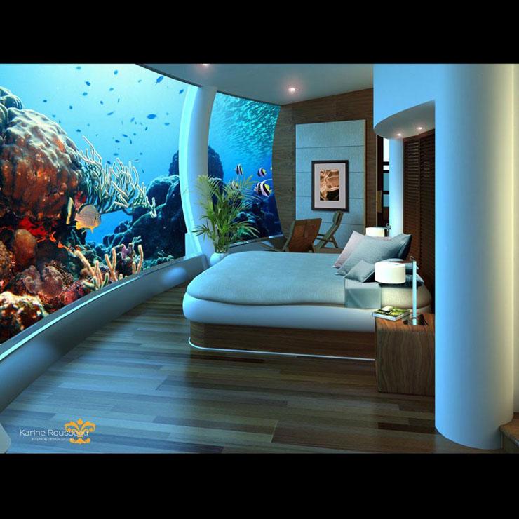dormitorio hotel submarino fiji