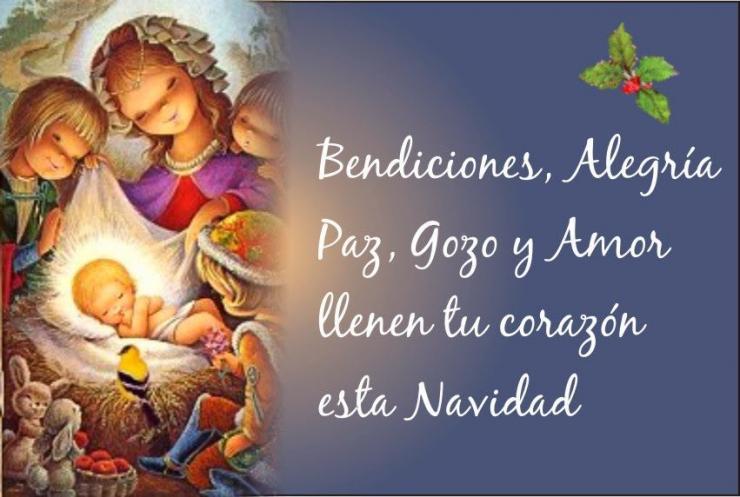 Felices y bendecidas Navidades para todos ¡Feliz NAVIDAD AMIGOS MIOS!