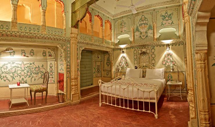 dormitorio espacioso hotel boutique india