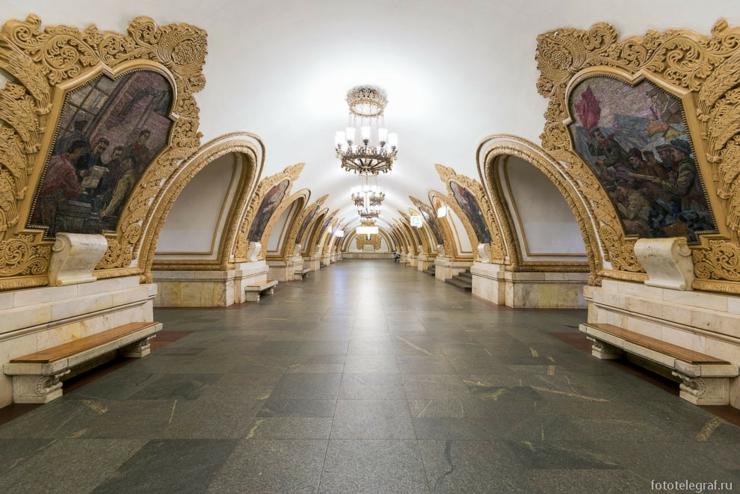 El Metro de Moscú es el más impresionante del mundo metro moscu obras arte