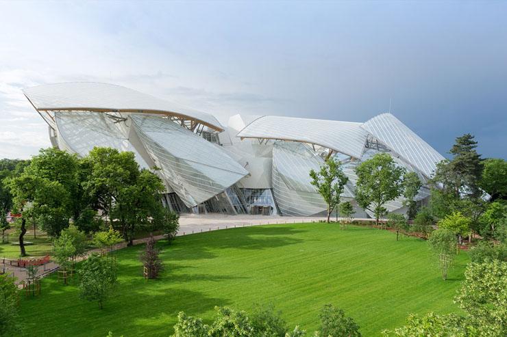 edificio fundacion paris francia