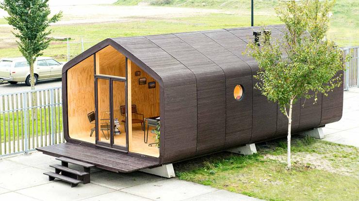 Wikkelhouse es una casa construida con materiales reciclados casa proyecto novedoso holanda