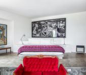 Suite principal de la Casa Malca con vistas hacia océano dormitorio confortable resort boutique tulum