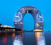 Hotel de lujo en China que une alta tecnología, extravagancia arquitectónica y servicio perfecto sheraton huzhou hot spring resort