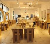 Restaurante curioso funciona en Taichung (Taiwán) carton king restaurant taiwan