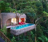 Villa nido de pájaro en Keemala Hotel Phuket uno de cuatro tipos villas resort puket