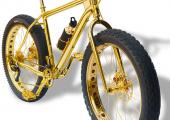 bici montanera oro solido