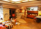 interior bello casa cascada