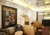 Interior del hotel lujoso en Barcelona, diseñado por Lázaro Rosa Violán ambiente acogedor hotel do placa reial