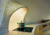 Así es la cocina de esta casa futurista mexicana cocina casa organica mexico