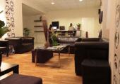 Cómodo salón en hostal céntrico sala amplia hostal budapest
